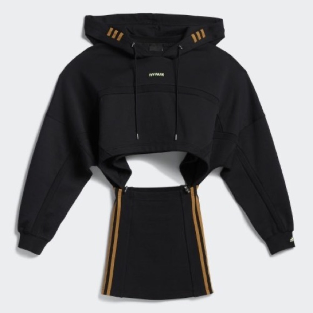 IVY PARK HOODED CUTOUT DRESS